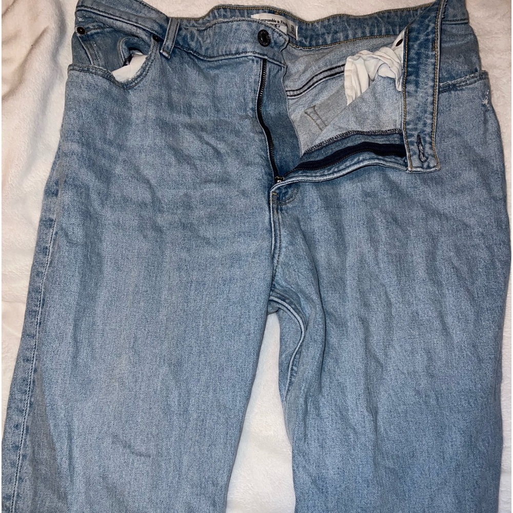 Abercrombie Curve Love ultra high waist Flare Jeans